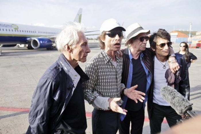 Los Rolling Stones llegan a La Habana (FOTOS)