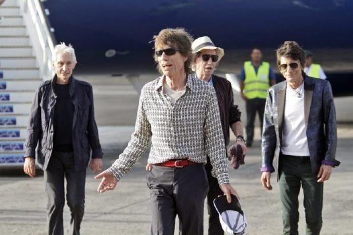Los Rolling Stones llegan a La Habana (FOTOS)