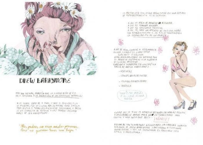 La ilustradora María Herreros dibuja los dramas de las estrellas infantiles de Hollywood