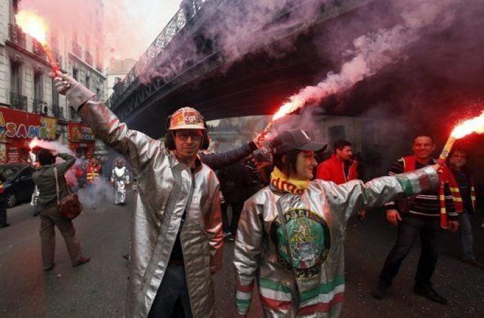 Disturbios en Francia durante la huelga general contra la reforma laboral de Hollande