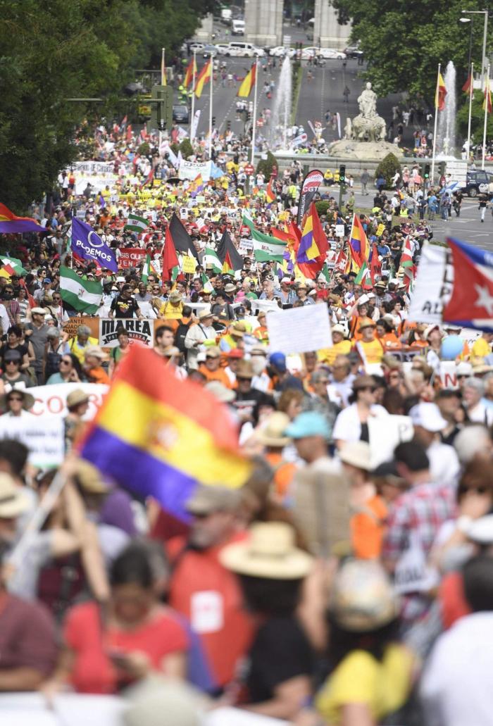Marchas de la Dignidad: miles de personas se manifiestan contra la precariedad y la corrupción