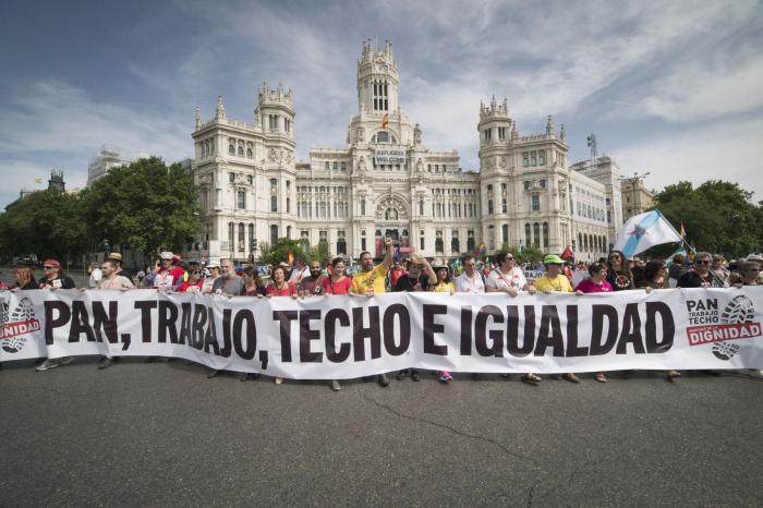 Marchas de la Dignidad: miles de personas se manifiestan contra la precariedad y la corrupción