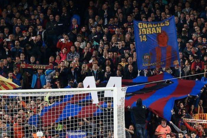 Así ha sido el emotivo homenaje del Camp Nou a Johan Cruyff