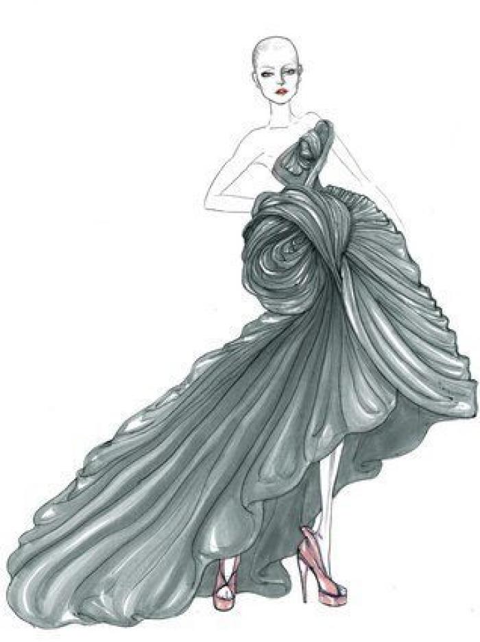 La cocina de la moda: cómo son los vestidos antes de salir a pasarela (FOTOS)