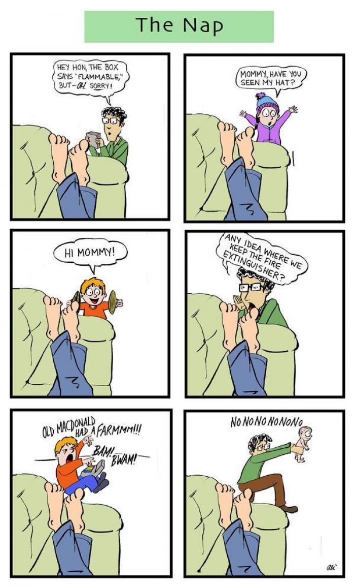 Una madre plasma en viñetas las dificultades de ser padre