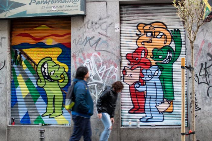 El madrileño barrio de Malasaña se convierte en un museo al aire libre