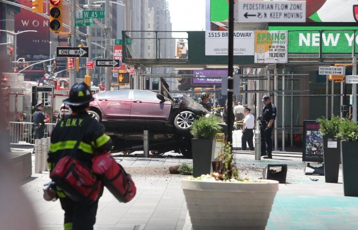 Las imágenes del atropello en Times Square