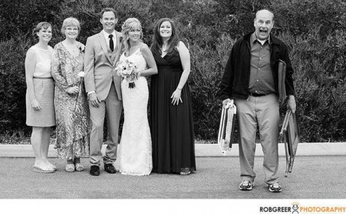 17 'photobombs' en bodas que llegaron justo a tiempo