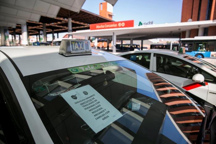 Los taxistas mantienen la huelga al no llegar a un acuerdo con el Ministerio de Fomento