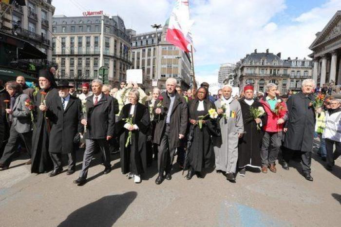 La Marcha contra el terror y el odio reúne a más de 15.000 personas en Bruselas