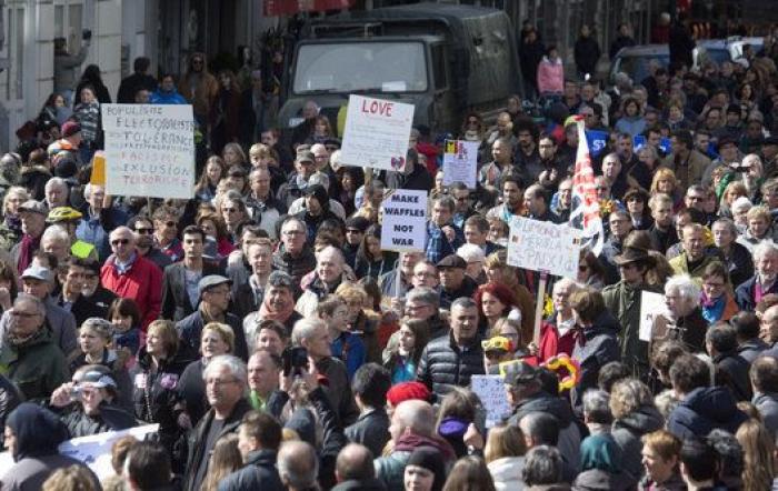 La Marcha contra el terror y el odio reúne a más de 15.000 personas en Bruselas