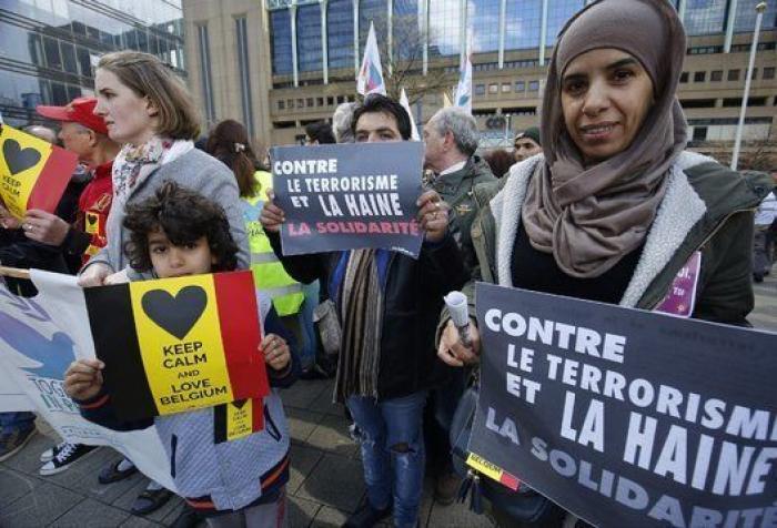La Marcha contra el terror y el odio reúne a más de 15.000 personas en Bruselas