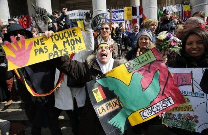 La Marcha contra el terror y el odio reúne a más de 15.000 personas en Bruselas