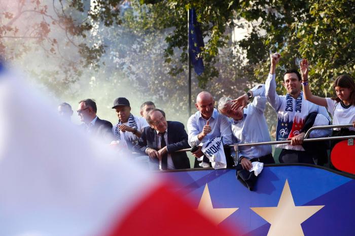 Las fotos más espectaculares de la celebración del Mundial en París