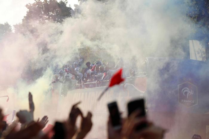 Las fotos más espectaculares de la celebración del Mundial en París