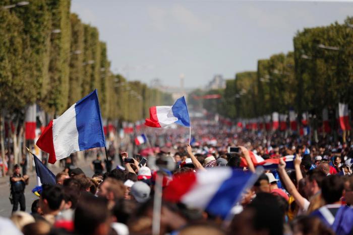 Las fotos más espectaculares de la celebración del Mundial en París