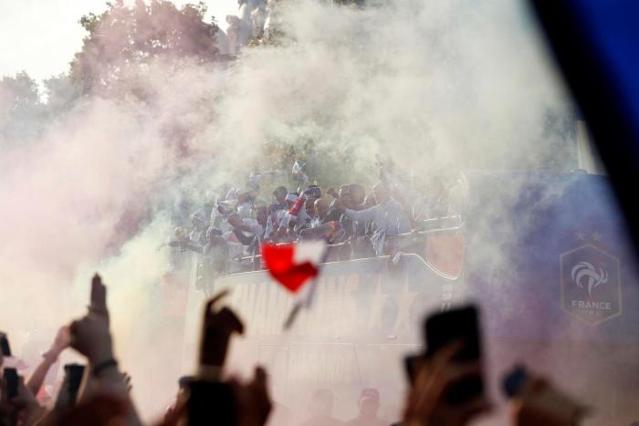 Las fotos más espectaculares de la celebración del Mundial en París