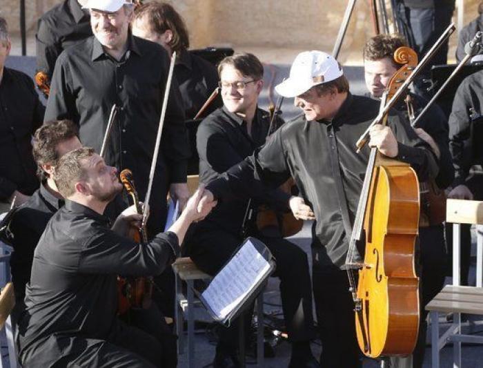 Palmira celebra la victoria frente al Daesh con un concierto de orquesta rusa
