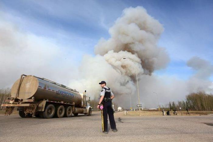 El gran incendio de Canadá, en imágenes