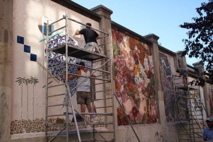 25 artistas reflexionan sobre la naturaleza urbana en los muros de la Tabacalera en Madrid