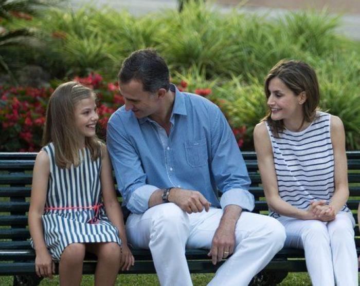 El rey se resigna ante este "verano atípico": "Es lo que toca"