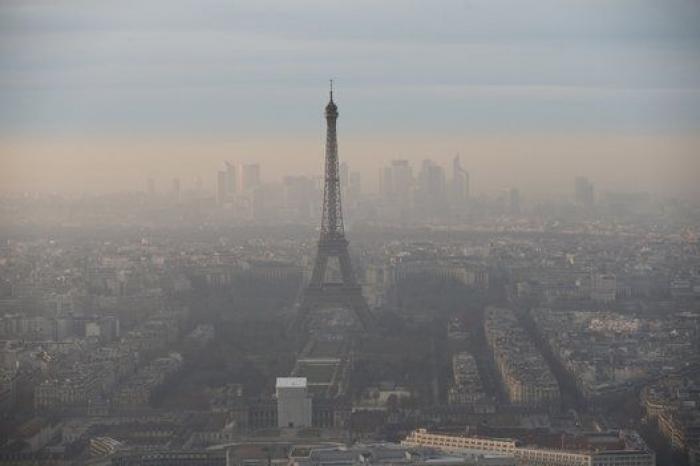 Las fotos de París que no querrías ver: la contaminación lo nubla todo