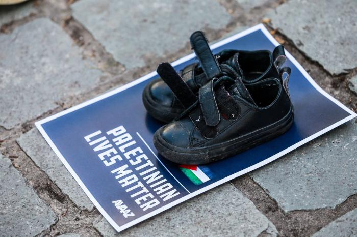 Zapatos por la paz en Oriente Medio