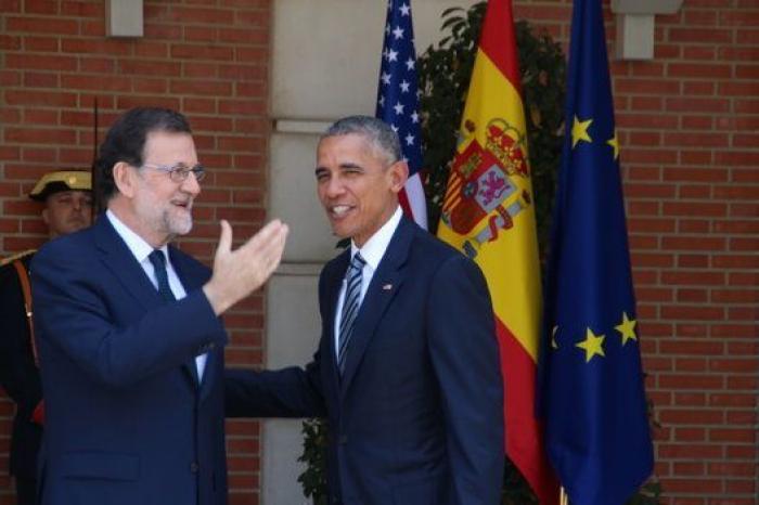 Saludos y sonrisas, el paso de Obama por Moncloa