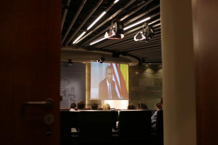 Saludos y sonrisas, el paso de Obama por Moncloa