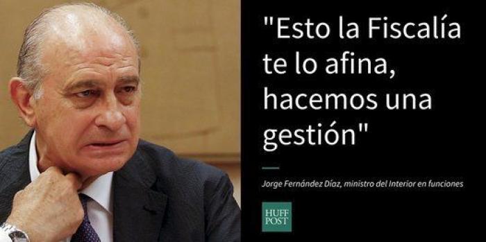 Fernández Díaz, imputado por el espionaje a Bárcenas