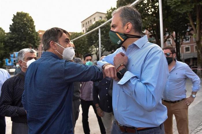 La Ertzaintza prohíbe una manifestación contra el mitin de Vox en Irún