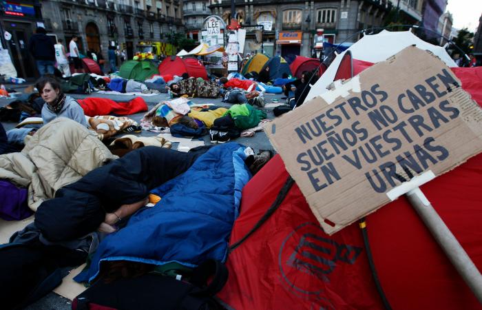 Las voces y los ecos del 15-M: de la indignación al polo por la libertad