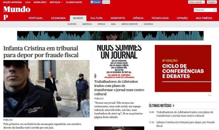 Los medios extranjeros, sobre la infanta: "El daño significativo a la corona está hecho"