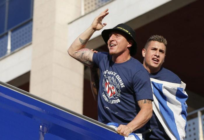 Una multitud celebra en Madrid la Liga conquistada por el Atlético (FOTOS)