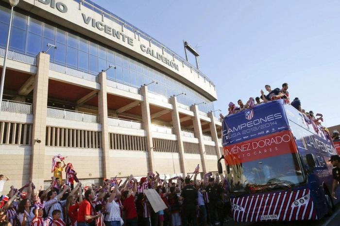 Una multitud celebra en Madrid la Liga conquistada por el Atlético (FOTOS)