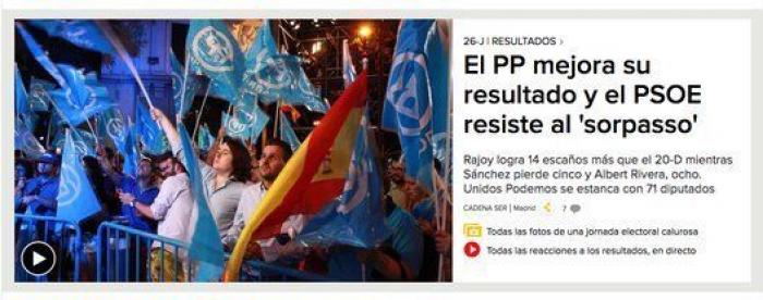 Así ve los resultados de las elecciones la prensa digital