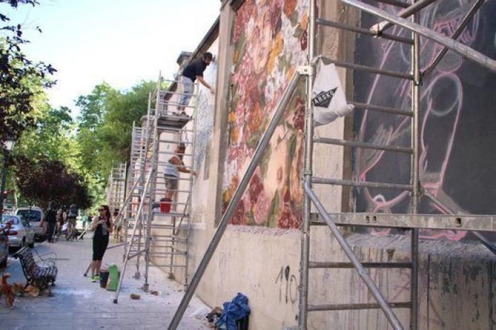 25 artistas reflexionan sobre la naturaleza urbana en los muros de la Tabacalera en Madrid