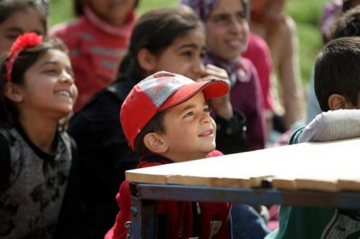 Ir al colegio en Siria: una cuestión subterránea (FOTOS)