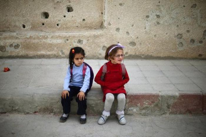 Ir al colegio en Siria: una cuestión subterránea (FOTOS)