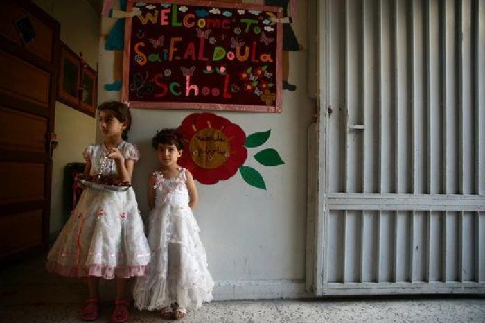 Ir al colegio en Siria: una cuestión subterránea (FOTOS)