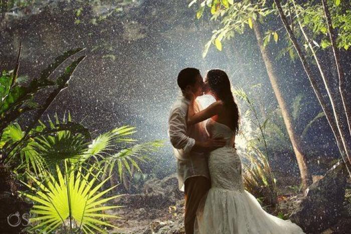 Fotos originales de boda: recién casados, en situaciones de peligro (FOTOS)