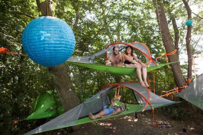 Tentsile: la mezcla perfecta entre tienda de campaña, hamaca y casita en el árbol (FOTOS, VÍDEO)