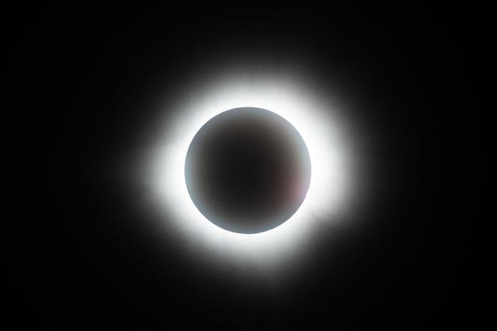 Las imágenes del histórico eclipse solar