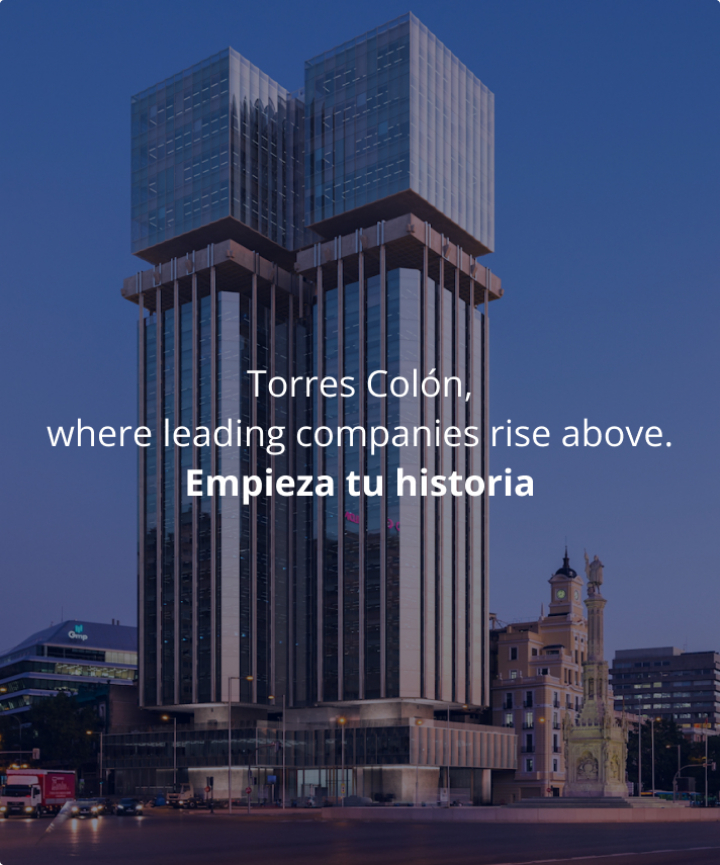 Imagen de promoción de Mutua Madrileña de las futuras Torres de Colón.