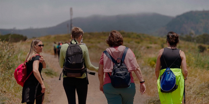 Cuatro de las pacientes que participaron en el documental 'El Camino a la Esperanza'.
