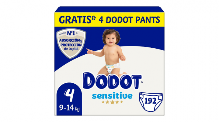 Paquete de pañales Dodot.