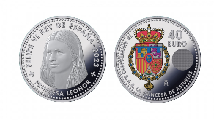 Monedas de la princesa Leonor