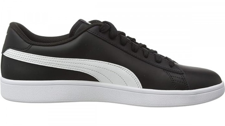 Zapatilla Puma Smash V2 L negra lateral