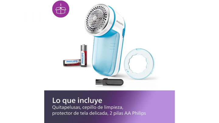 Máquina quitapelusas con pilas incluidas