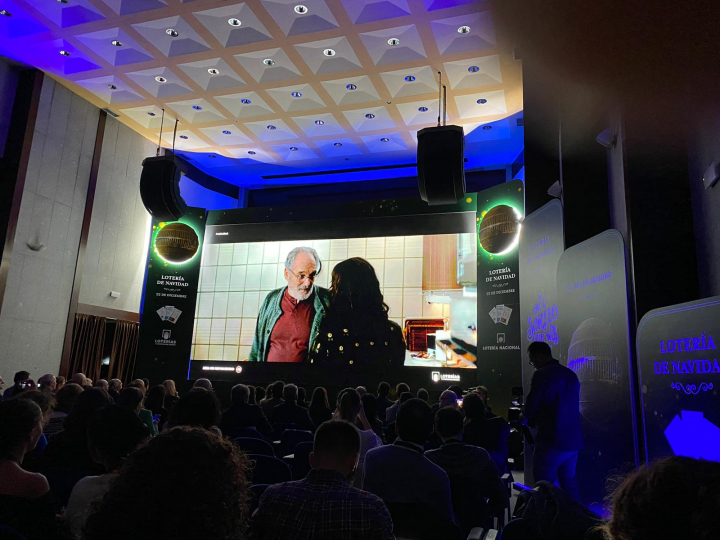 Presentación del anuncio de la Lotería de Navidad 2023 en la Real Casa de la Moneda de Madrid.